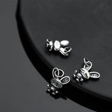 Vintage 925 Silver Rabbit Pendant Charms DIY Jewelry Accessories