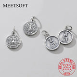 925 Sterling Silver Dragon Charms DIY Jewelry Necklace Bracelet Accessory