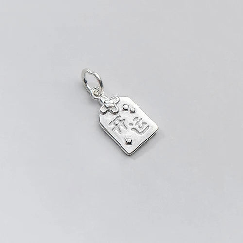 925 Sterling Silver Square Charms for DIY Jewelry Making
