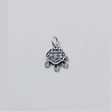 925 Sterling Silver Longevity Lock Charm for DIY Jewelry