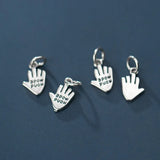 925 Sterling Thai Silver Charms DIY Jewelry Making Finding Accessory