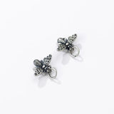 Vintage S925 Silver Bee Necklace Charms for DIY Bracelet Access