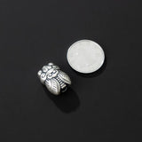 Vintage S925 Sterling Silver Cicada Hole Beads Charms DIY Making