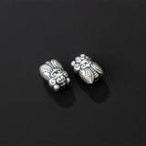 Vintage S925 Sterling Silver Cicada Hole Beads Charms DIY Making