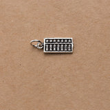Vintage Thai Sterling Silver Abacus Charms for DIY Jewelry Necklace