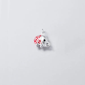 925 Silver Elephant Charm for DIY Jewelry