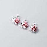 925 Silver Elephant Charm for DIY Jewelry