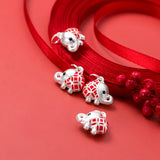 925 Silver Elephant Charm for DIY Jewelry