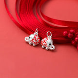 925 Silver Elephant Charm for DIY Jewelry