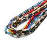 20pcs 20*4mm Rectangle Spacer Loose Beads for Jewelry Making