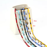 20pcs 20*4mm Rectangle Spacer Loose Beads for Jewelry Making
