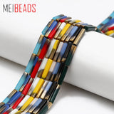 20pcs 20*4mm Rectangle Spacer Loose Beads for Jewelry Making