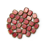 Crystal Glass Square Beads for Bracelet Making