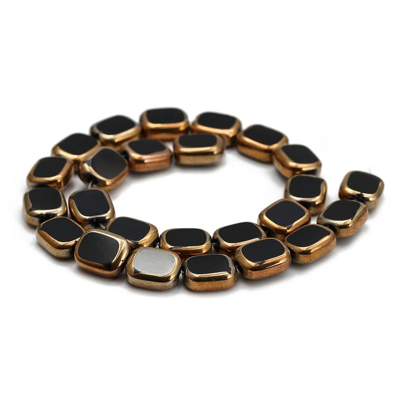Crystal Glass Square Beads for Bracelet Making