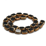 Crystal Glass Square Beads for Bracelet Making