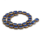 Crystal Glass Square Beads for Bracelet Making