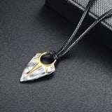 Men's Stainless Steel Arrow Head Necklace