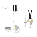 Men's Stainless Steel Arrow Head Necklace