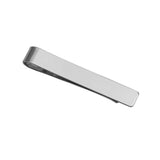 Men's Tie Clip Stainless Steel Initials Date Letter