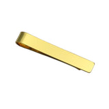 Men's Tie Clip Stainless Steel Initials Date Letter