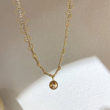 Rhinestone Choker Cross Pendant Necklace Party Jewelry