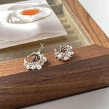 Zircon Tassel Clip Earrings Set Wedding Ear Jewelry