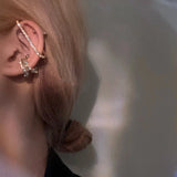 Geometric Circle Clip Earrings Set For Women No Piercing