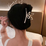 Metal Rabbit Ear Hair Claws Headwear For Women
