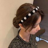 Vintage Crystal Hairbands Pearl Headwrap Party Hair Accessories