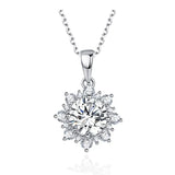 Kpop Snowflake Pendant Necklace Wedding/Christmas Jewelry