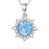 Kpop Snowflake Pendant Necklace Wedding/Christmas Jewelry