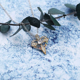 MENGYI Heart Shape Cross Pendant Necklace Romantic Jesus Wedding Choker