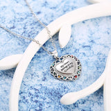 Romantic Heart Pendant Necklace Multicolor Zircon Choker Women Valentines Gift