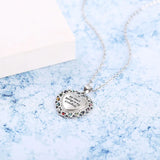 Romantic Heart Pendant Necklace Multicolor Zircon Choker Women Valentines Gift