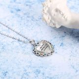 Romantic Heart Pendant Necklace Multicolor Zircon Choker Women Valentines Gift