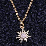 Little Sun Pendant Necklace Women's Clavicle Jewelry