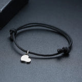 Men's Heart Charm Anklet Adjustable Beach Boho Anklet Male Jewelry