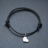 Men's Heart Charm Anklet Adjustable Beach Boho Anklet Male Jewelry