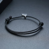 Men's Heart Charm Anklet Adjustable Beach Boho Anklet Male Jewelry