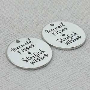 Mermaid Kisses Starfish Wishes Charm Necklace 5Pcs/Lot