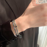 Zircon Bracelet for Women Classic Opening Punk Creative Personality Jewelry