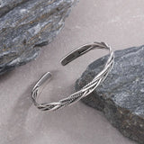 Braided Twist Bracelet Women Classic Opening INS Geometric Birthday Jewelry