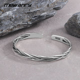 Braided Twist Bracelet Women Classic Opening INS Geometric Birthday Jewelry