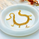 316 SS Butterfly Zircon Pendant Bracelet Women Party Gift Bijoux Accessories