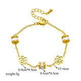 316 Stainless Zircon Pendant Bracelet for Women