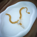 Vintage Punk Snake Zircon Chain Bracelet Men Women Bangle Jewelry Gift