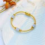 316 Stainless Steel Zircon Pendant Bracelet Women Jewelry Bijoux