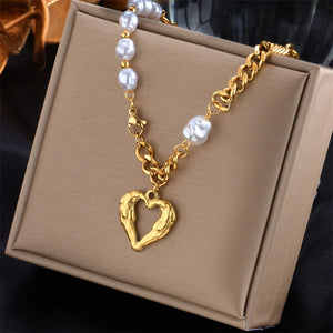 316L Stainless Steel Turquoise Snake Chain Necklace Women