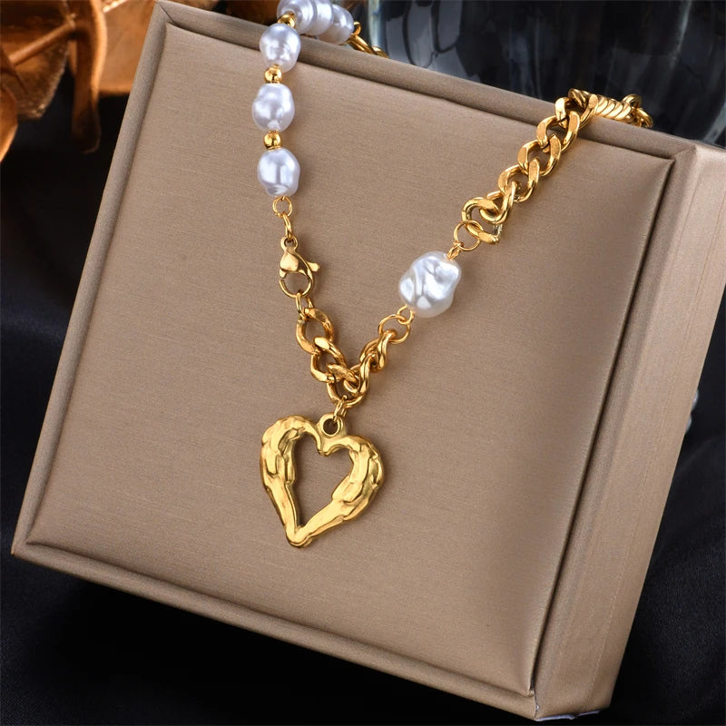316L Stainless Steel Turquoise Snake Chain Necklace Women