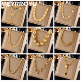316L Stainless Steel Butterfly Pendant Necklace For Women